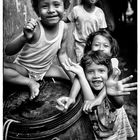 Kids in the Jakarta slums