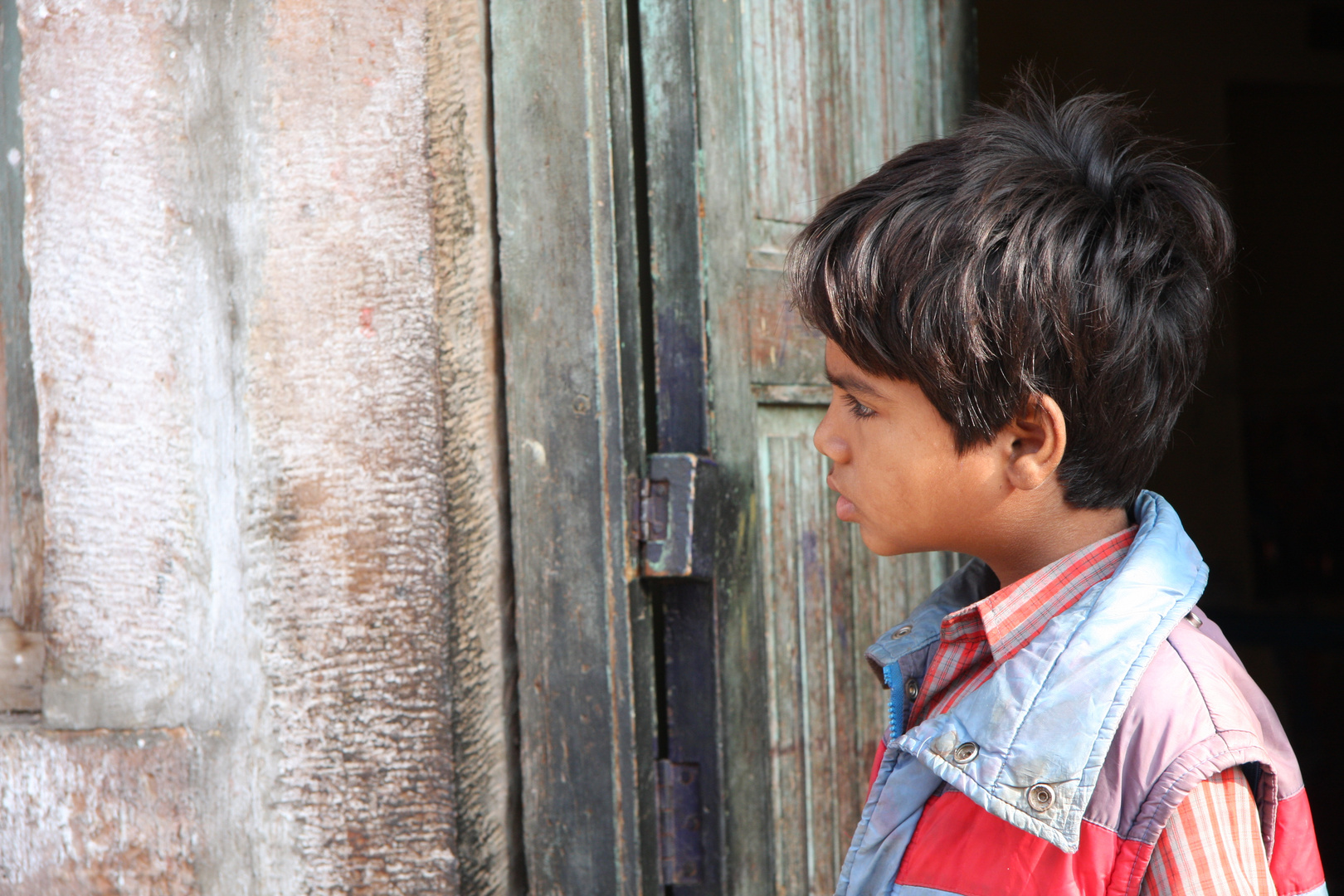 kids in the streets of Jaipur