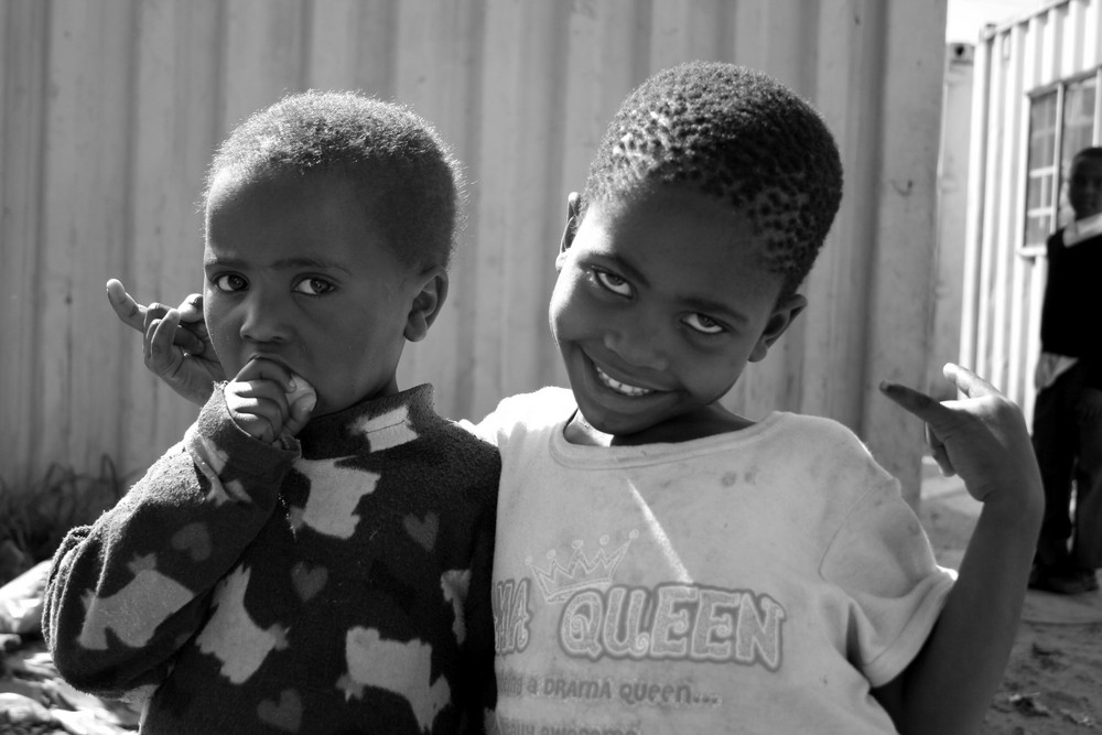 Kids in township, Cape Town