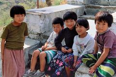 Kids in Trashigang