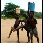... Kids near Princess Town, Ghana ...