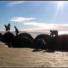 Kids on Moeraki