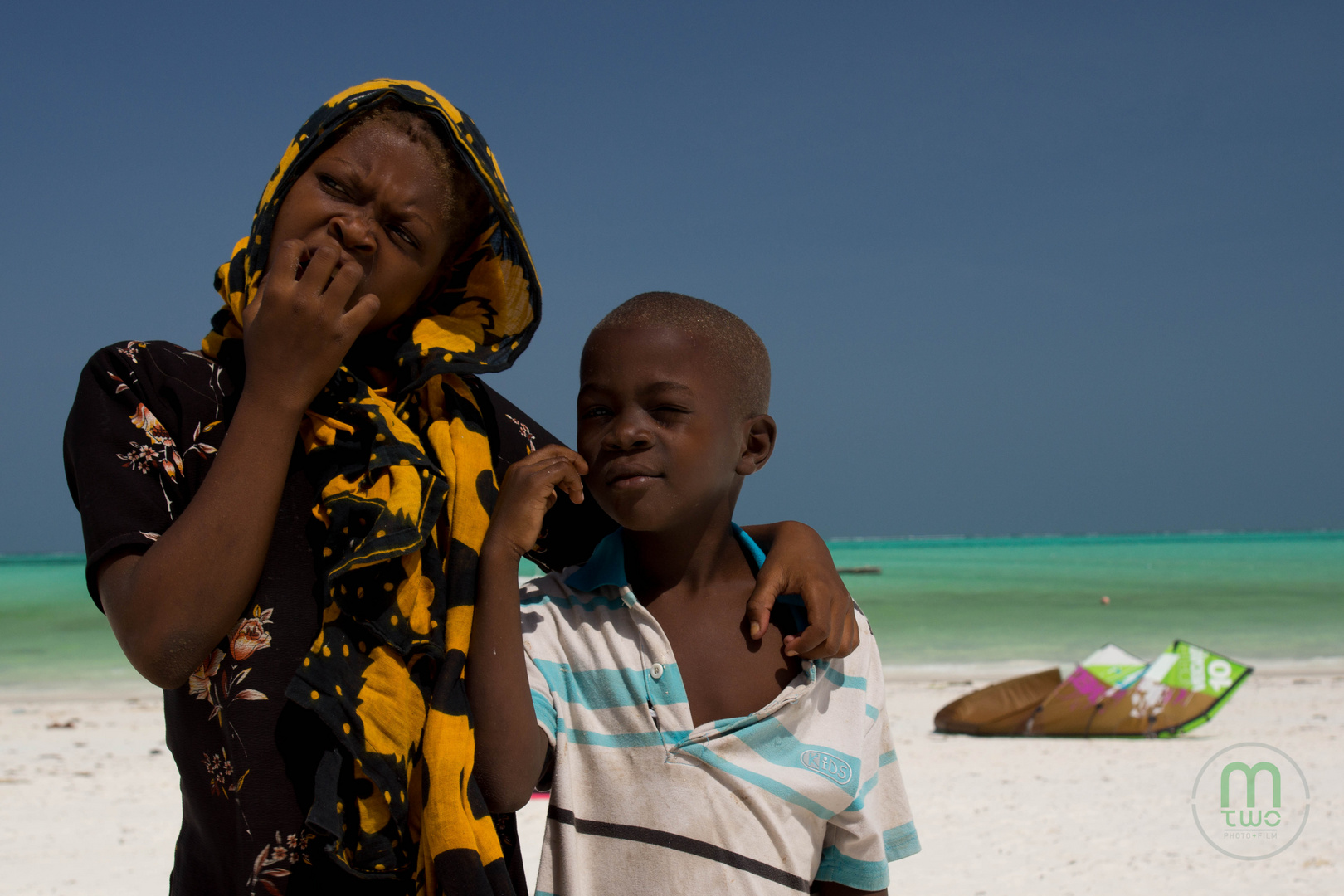 Kids on the beach