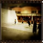 kids playing american handball