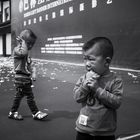 Kids Playing on the Stage of Opening Ceremony