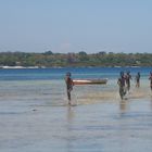 Kids running on the water