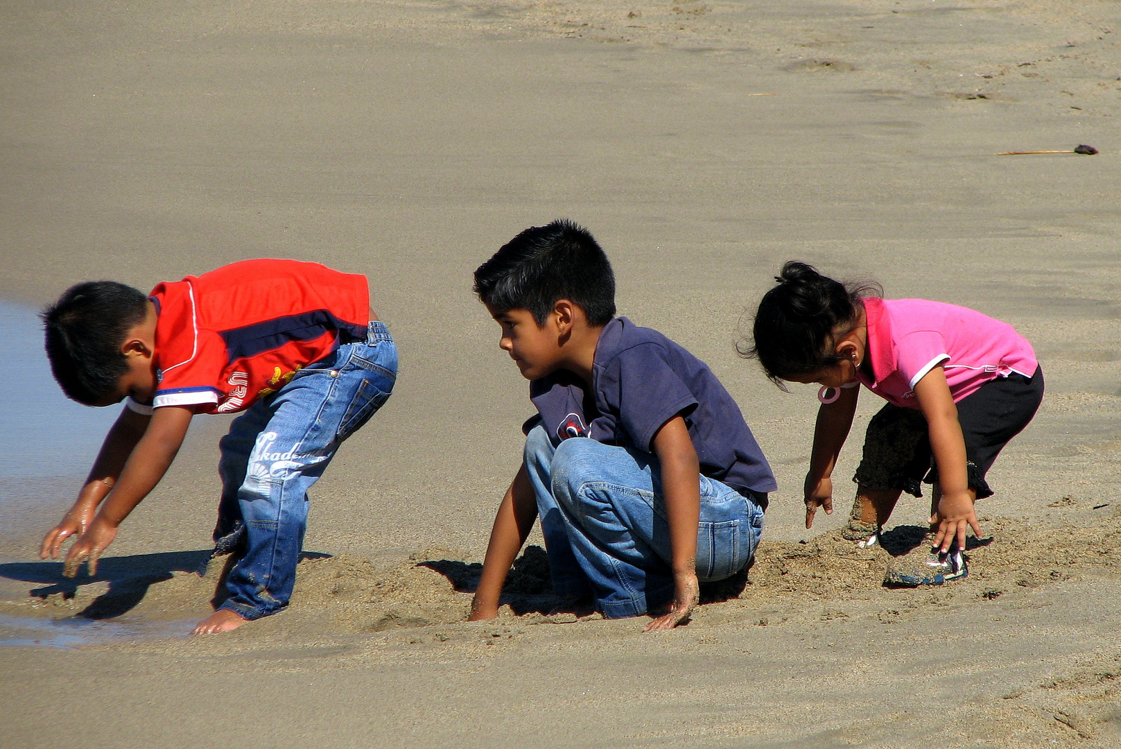 Kids, Sand and Water