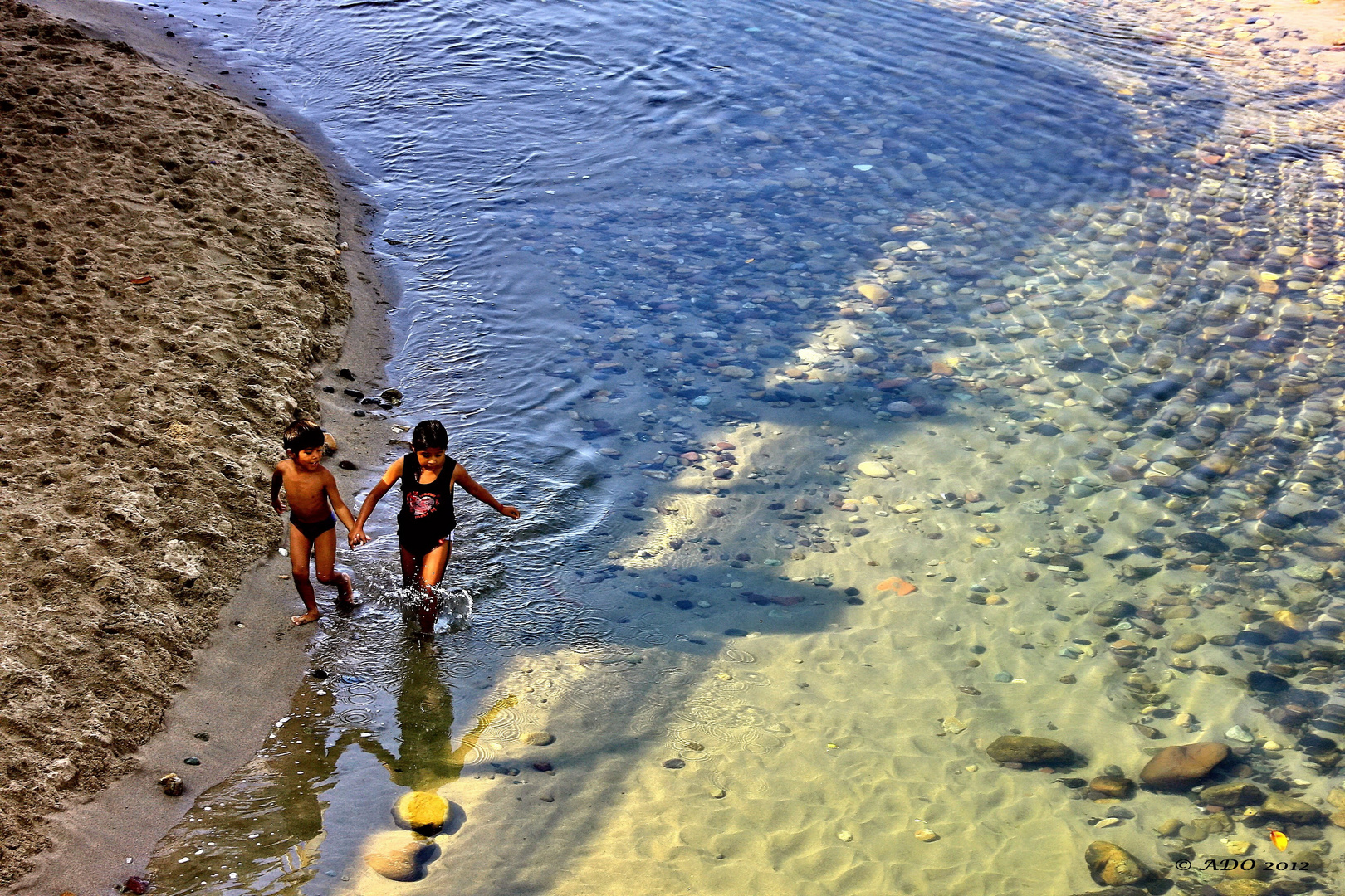 Kids, Water and Sand (2)