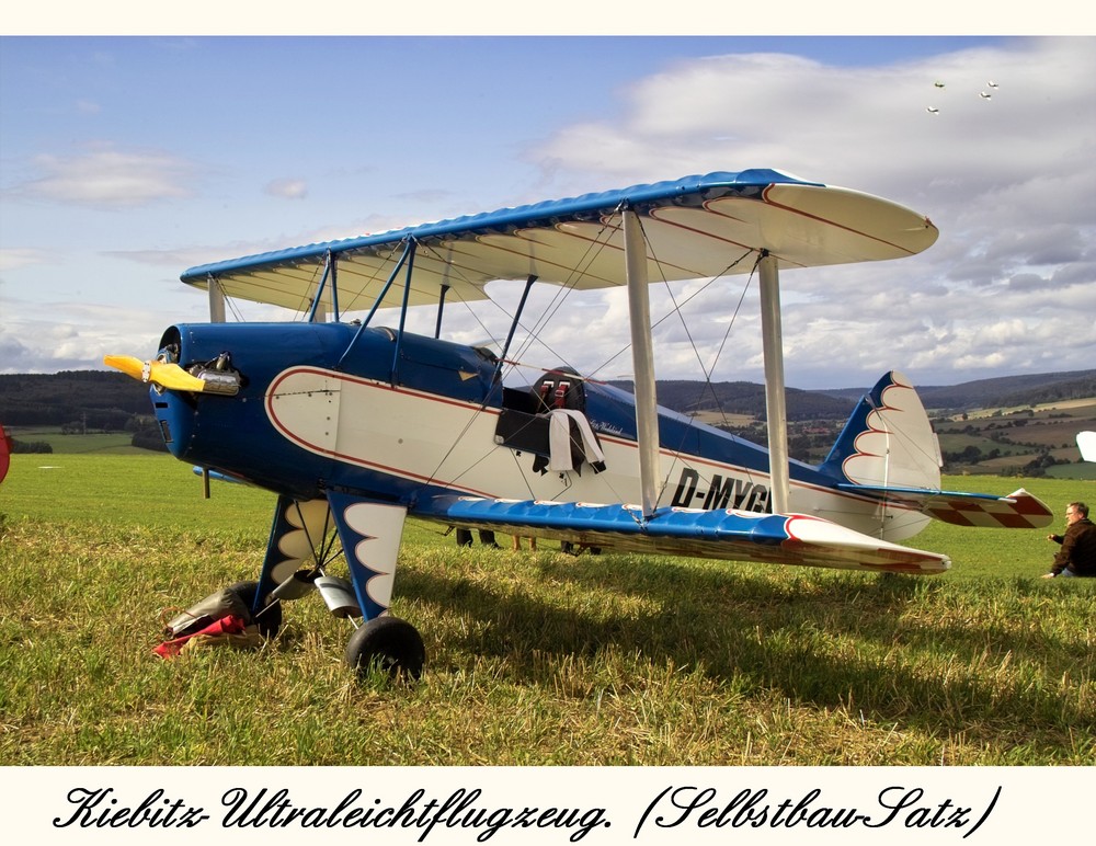 Kiebitz ,ein Utraleicht-Flugzeug.