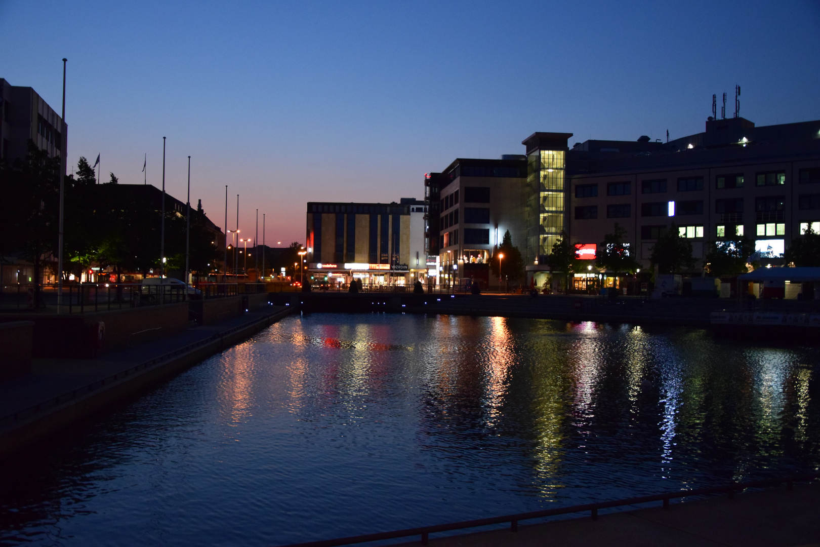 Kiel bei Nacht