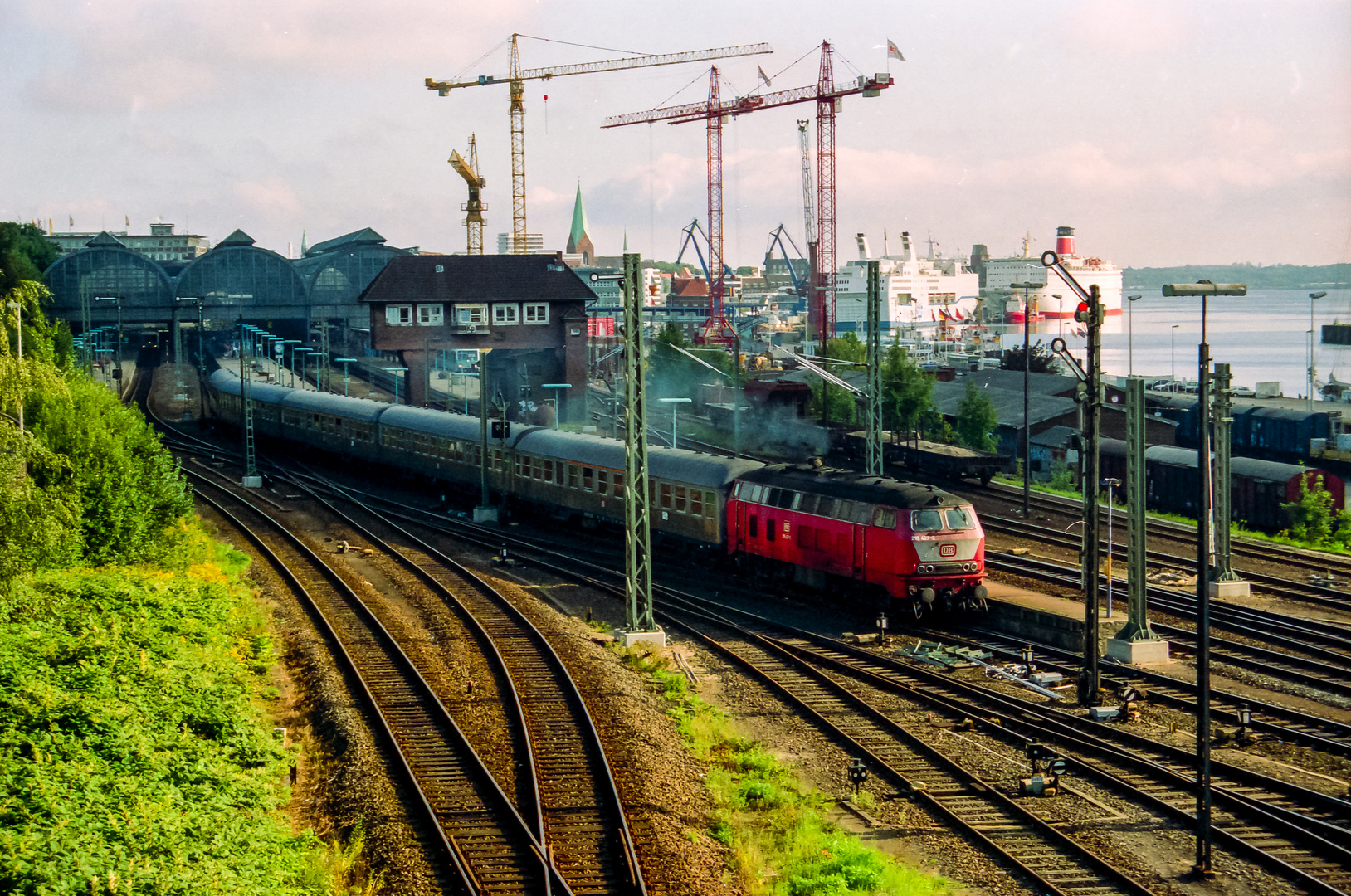 Kiel Hbf noch ohne Draht