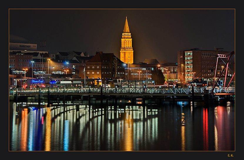 Kiel Nachts an der Hörn