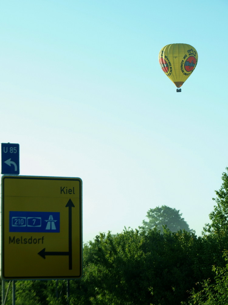 Kiel oder abbiegen nach Melsdorf ??