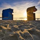 Kiel-Schilksee -Strand - Strandkorb