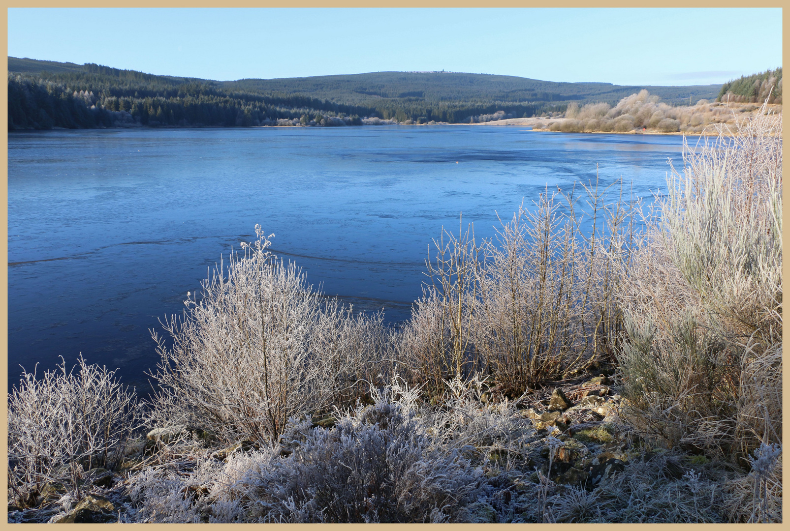 Kielder Water in winter 2