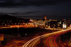 Kieler Bahnhof mit Kaistraße