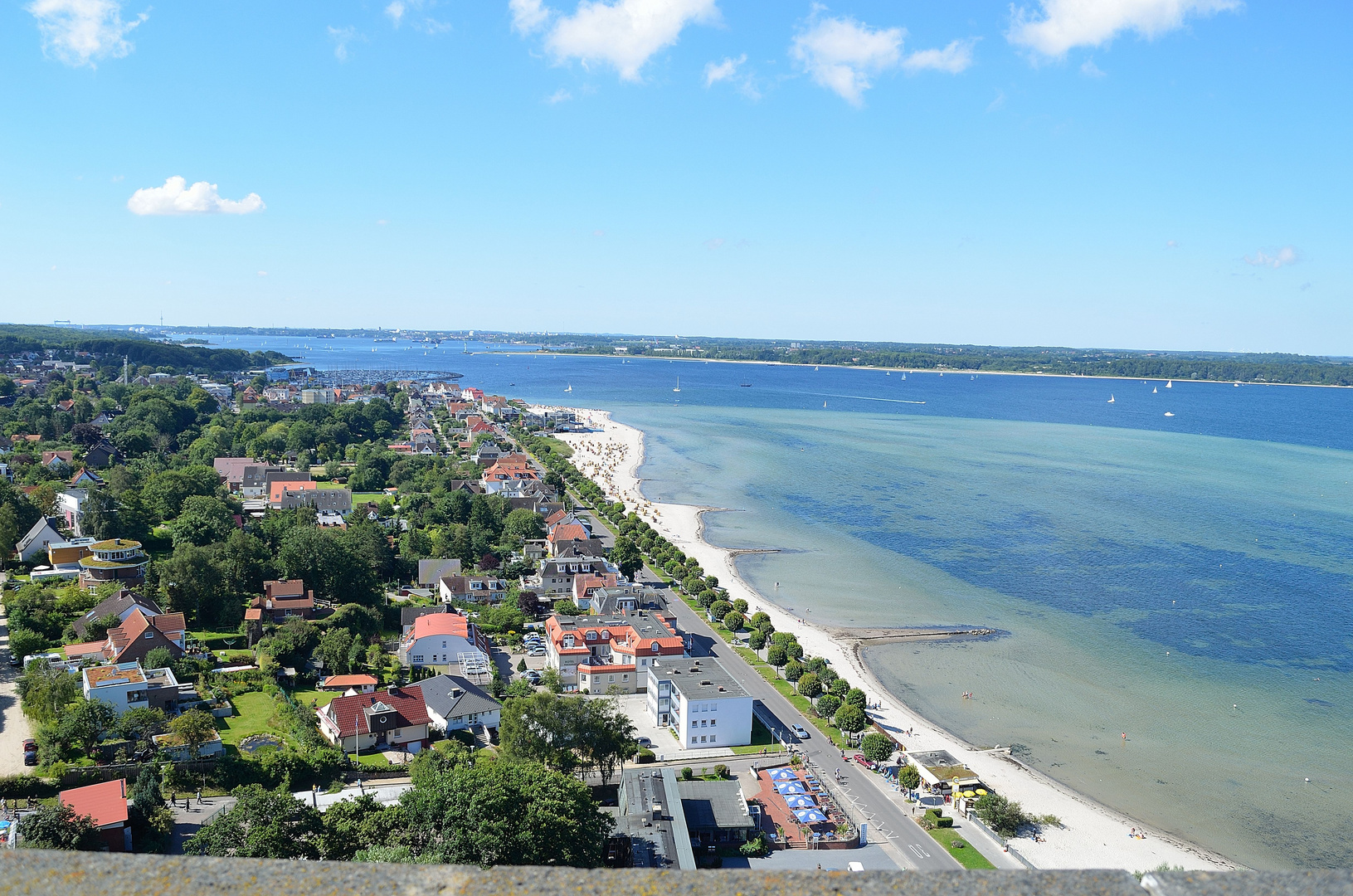 Kieler Bucht vom Marine-Ehrenmal aus gesehen