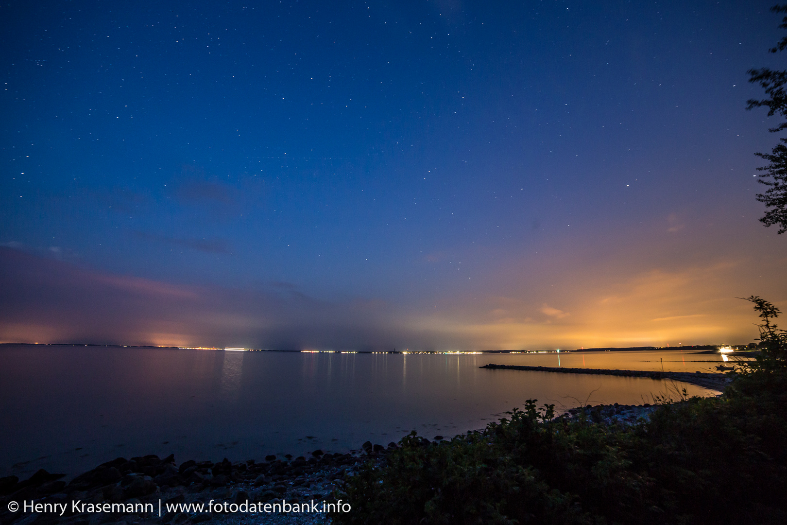 Kieler Förde am Abend