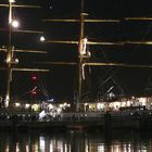 Kieler Hafen bei Nacht