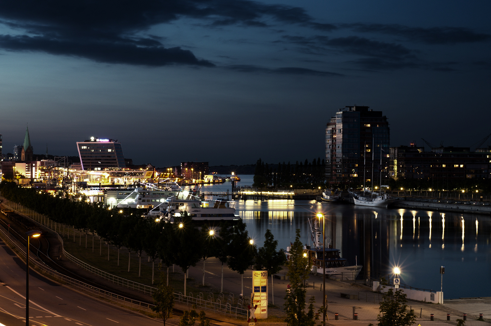 Kieler Hörn bei Nacht