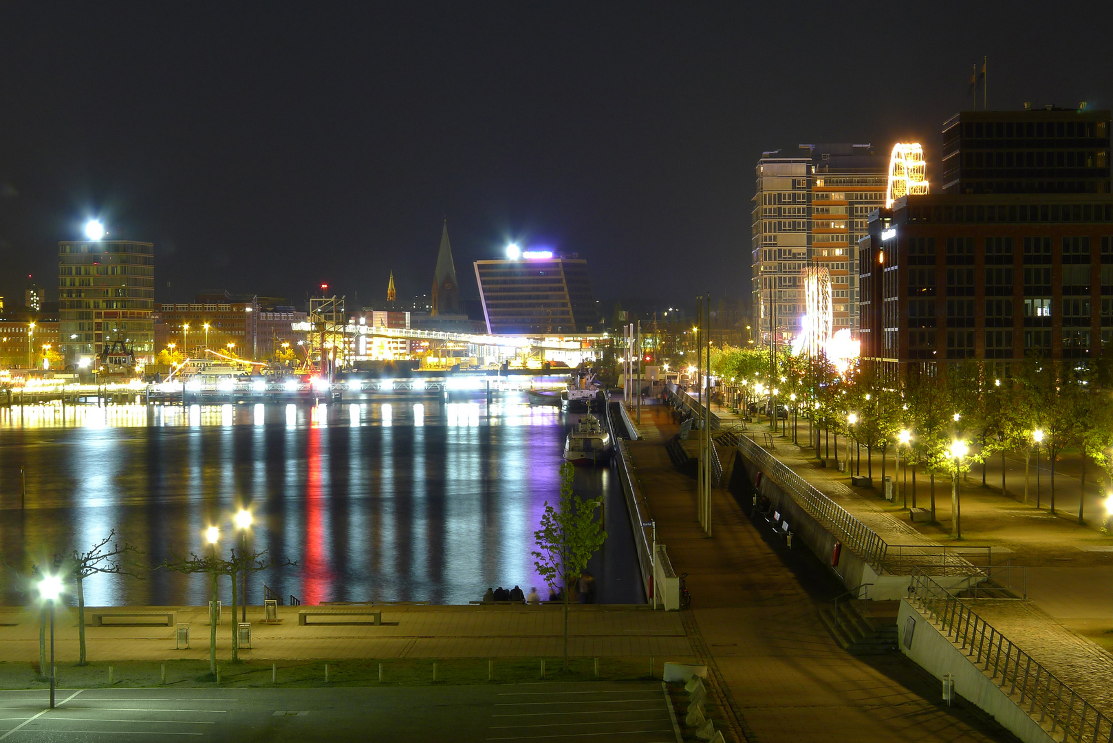 Kieler Hörn bei Nacht