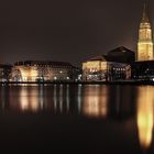 Kieler Rathaus bei Nacht