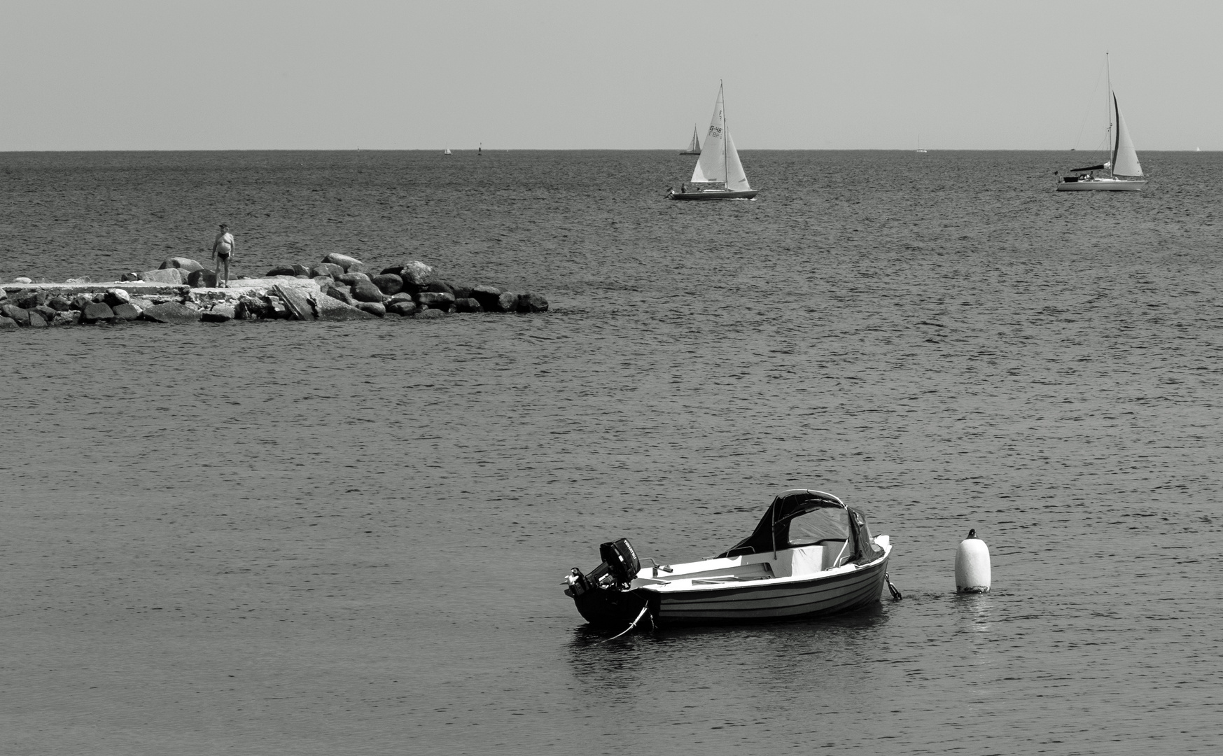 Kielerförde beim Bülker Leuchtturm