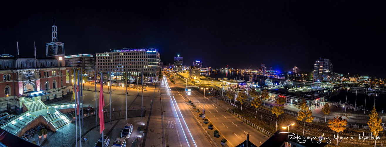 KIEL@Night - Panorama