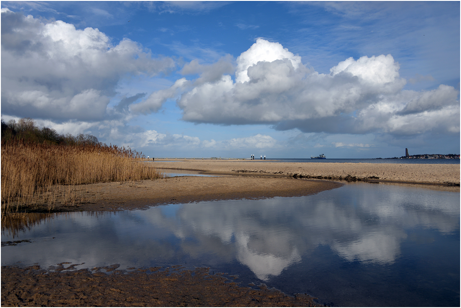 Kiels Strand im Winter