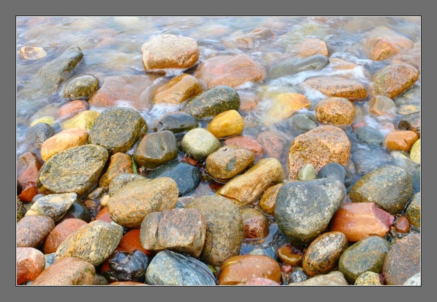 Kiesel - die Farben der Ostsee