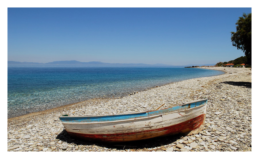 Kieselstrand auf Samos