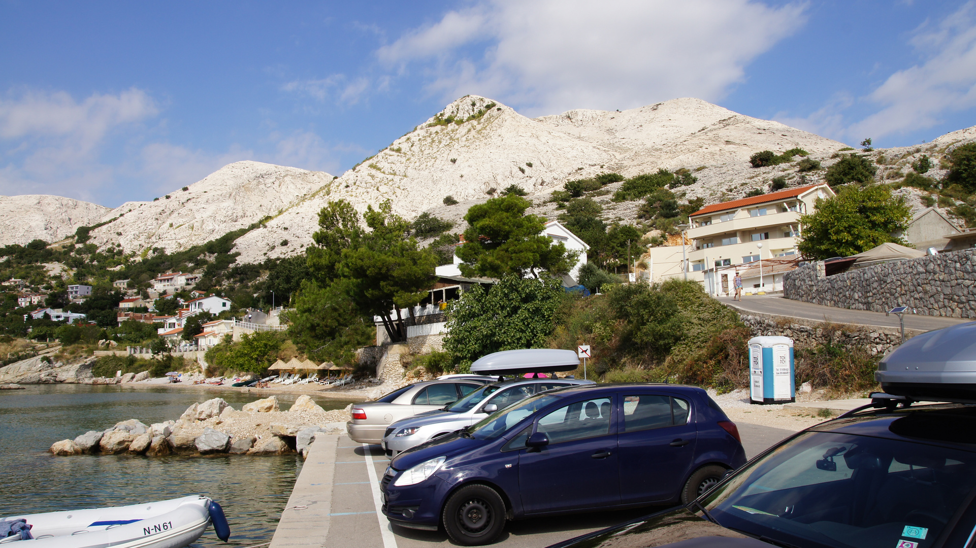 Kieselstrand bei Stara Baska