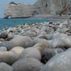 Kieselstrand von Etretat