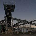 Kiesgrube Panorama Nacht