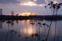 Kiessee Northeim am Abend