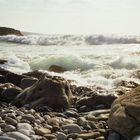 Kiesstrand auf der grünen Insel - Irland