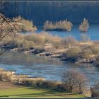 Kiesteich-Insel direkt neben der Weser