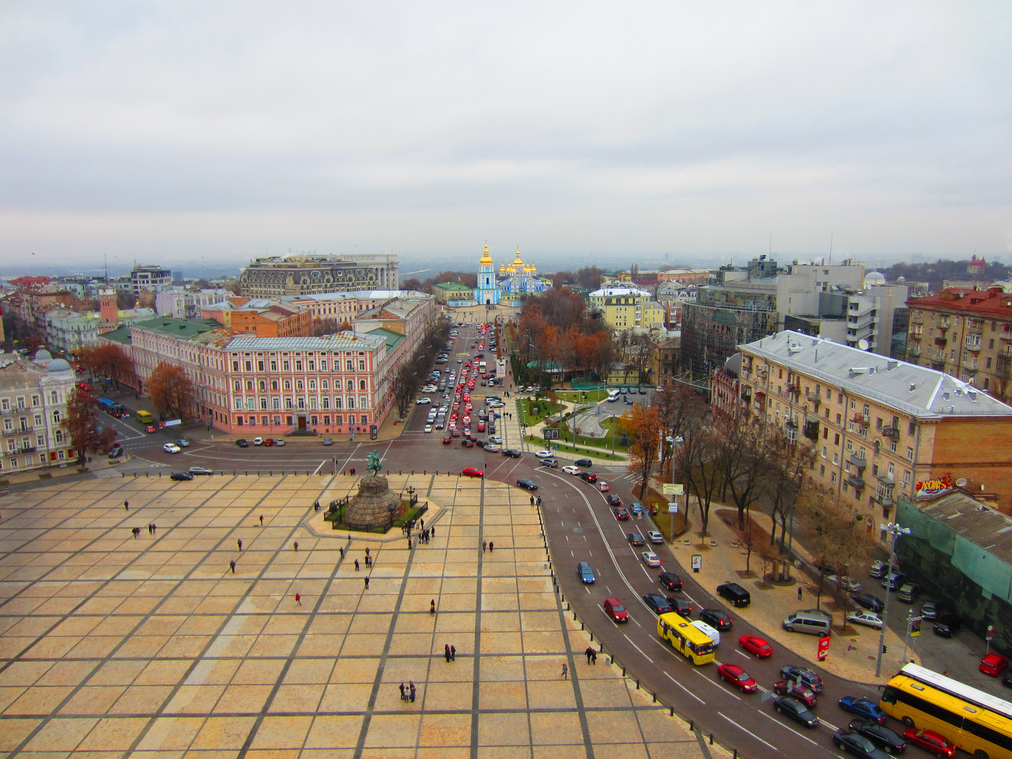 Kiew: goldene Aussicht