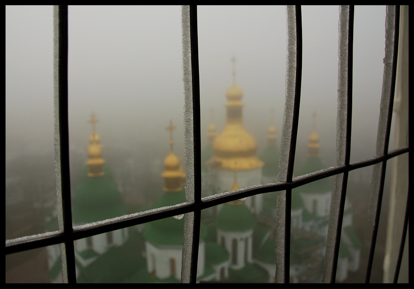 Kiew in the mist