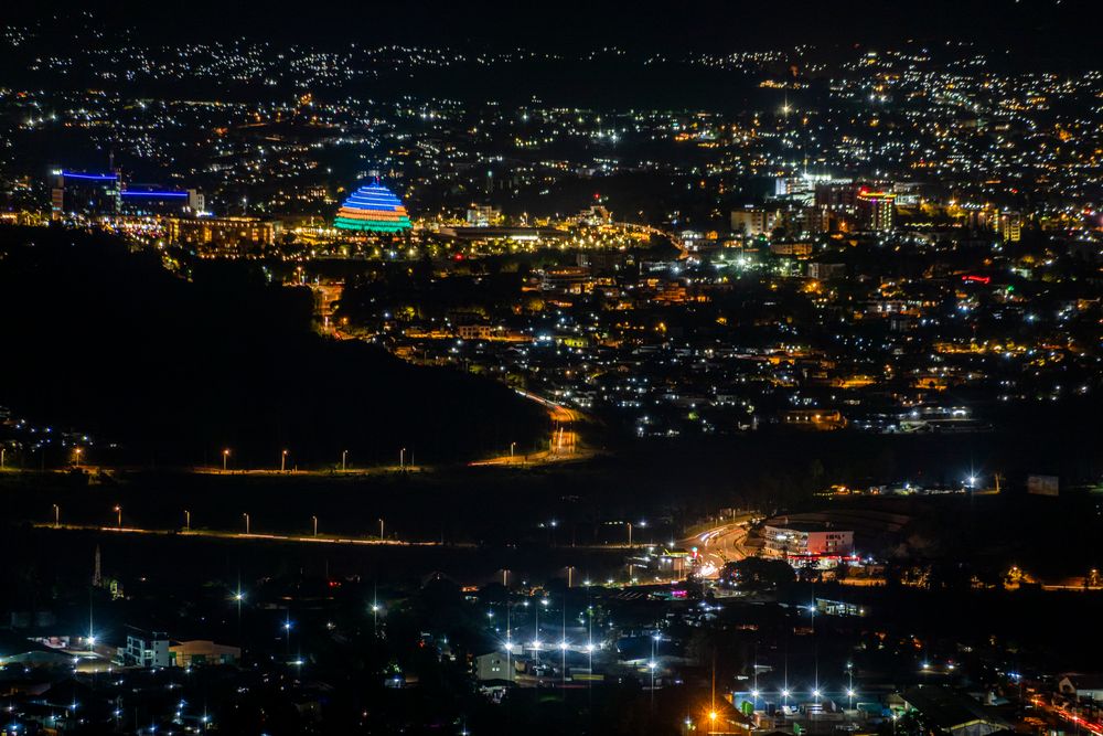 Kigali bei Nacht