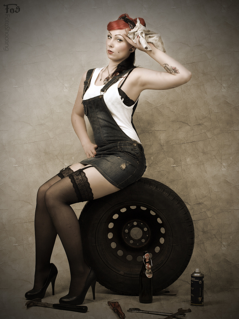 Strapse und high heels