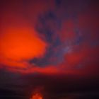 Kilauea feuert die Wolken an II