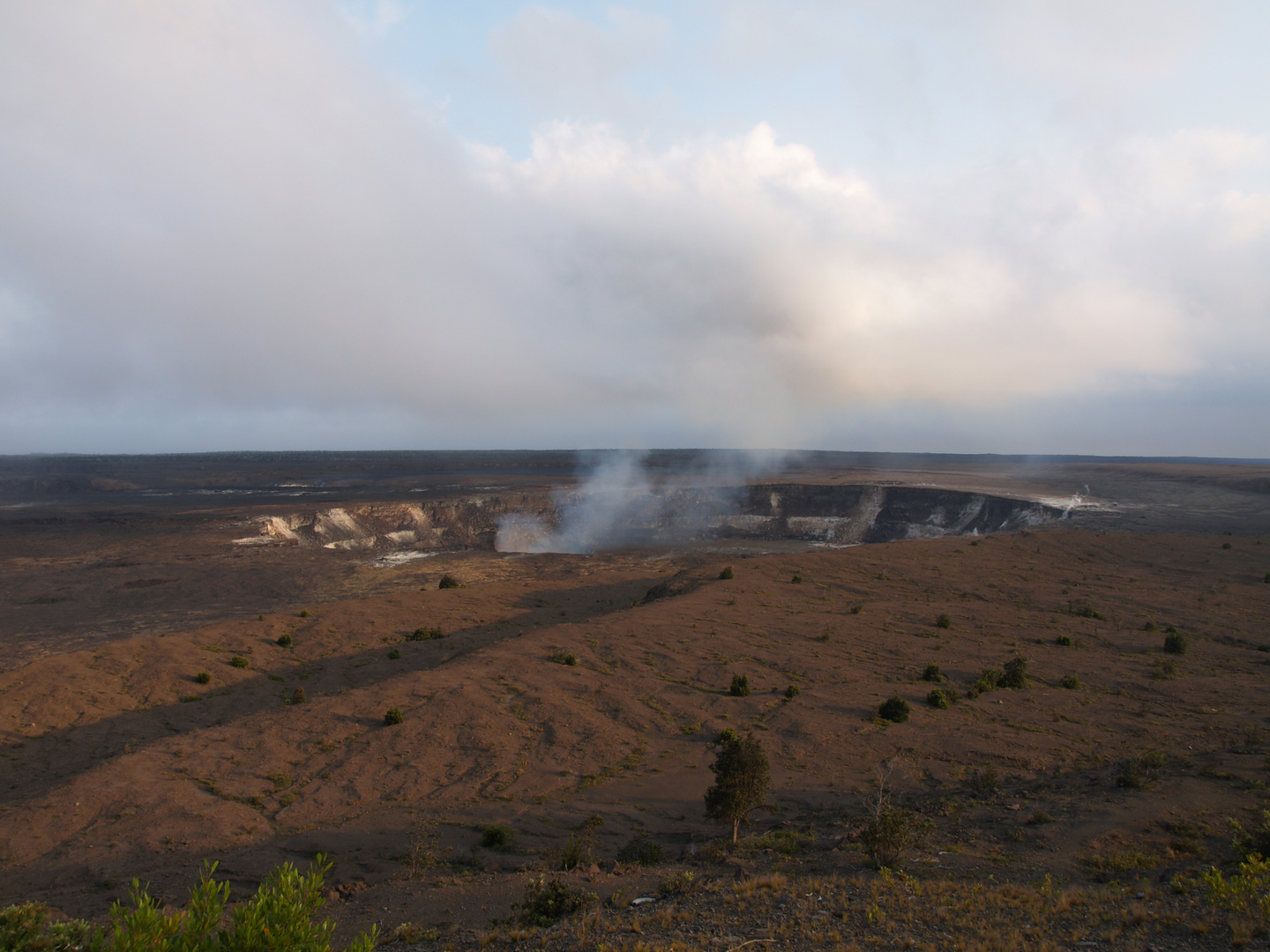 Kilauea Krater bei Tag