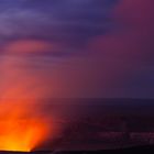 Kilauea Volcano bei Nacht