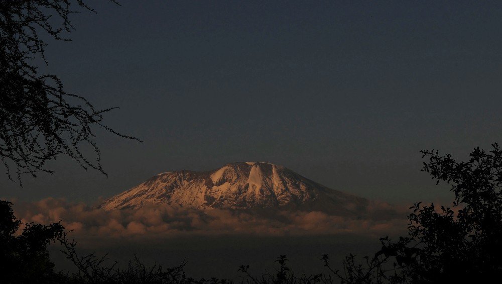 Kili im Sonnenuntergang