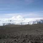 Kilimandscharo (5895m), die Reste des Gletschers