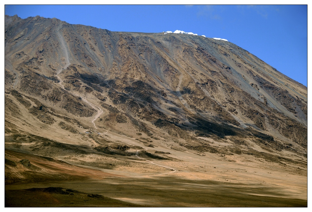 Kilimanjaro – Blick auf die Gipfeletappe