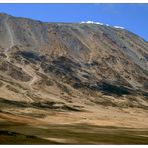 Kilimanjaro – Blick auf die Gipfeletappe