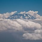 Kilimanjaro in den Wolken