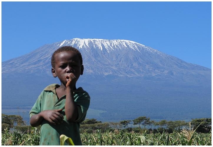 Kilimanjaro mnt. - the child - bambino.